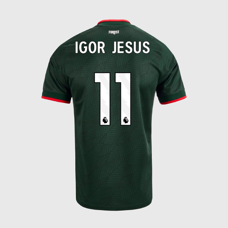 Nottingham Forest Away IGOR JESUS 11 Jersey 26-27
