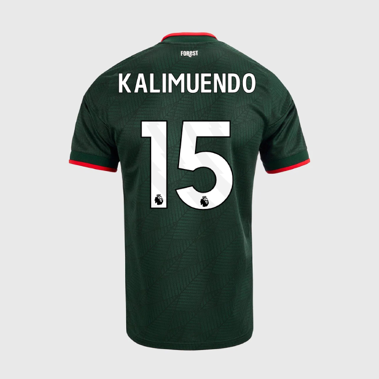 Nottingham Forest Away KALIMUENDO 15 Jersey 26-27