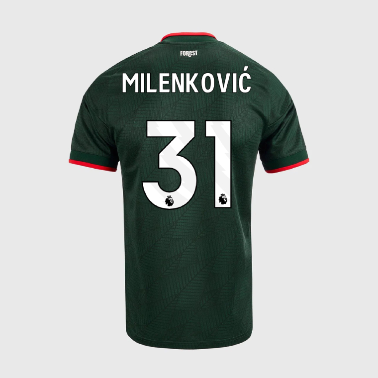 Nottingham Forest Away MILENKOVIĆ 31 Jersey 26-27