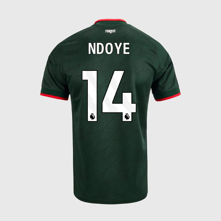 Nottingham Forest Away NDOYE 14 Jersey 26-27