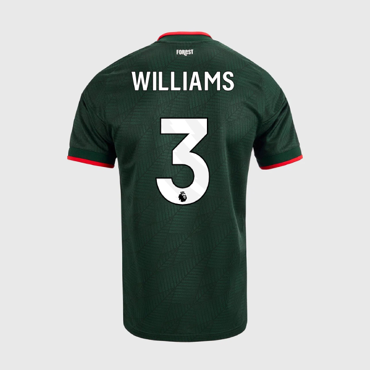 Nottingham Forest Away WILLIAMS 3 Jersey 26-27