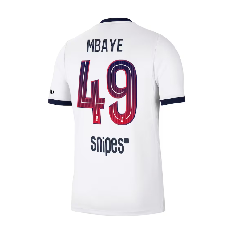 PSG Away MBAYE 49 Jersey 26-27
