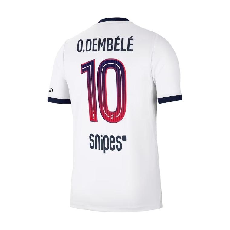 PSG Away O.DEMBÉLÉ 10 Jersey 26-27