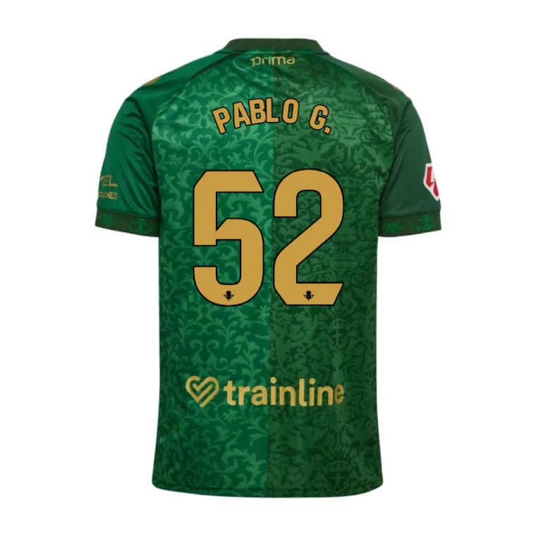 Real Betis Away PABLO G. 52 Jersey 26-27