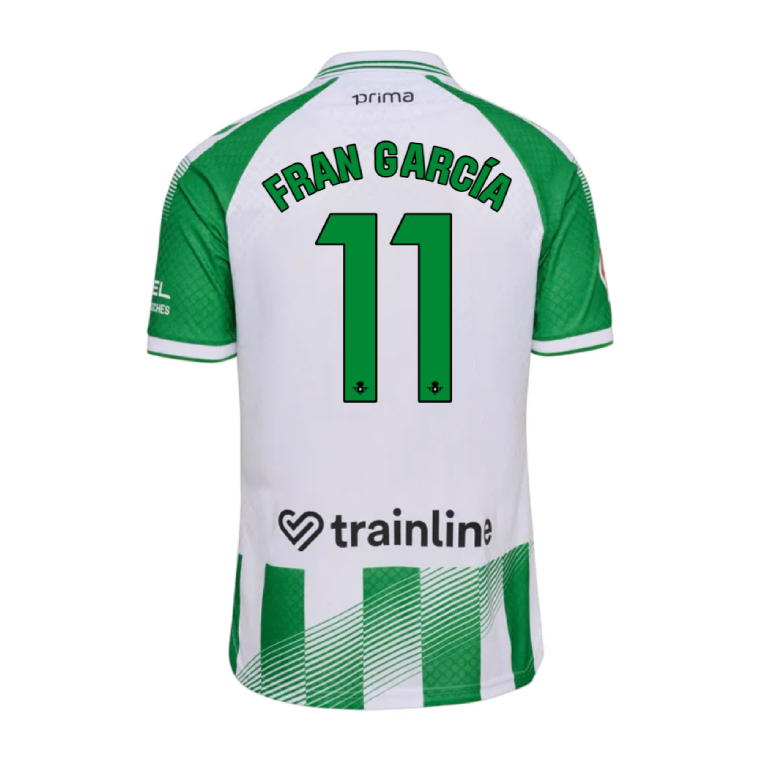 Real Betis Home FRAN GARCÍA 11 Jersey 26-27