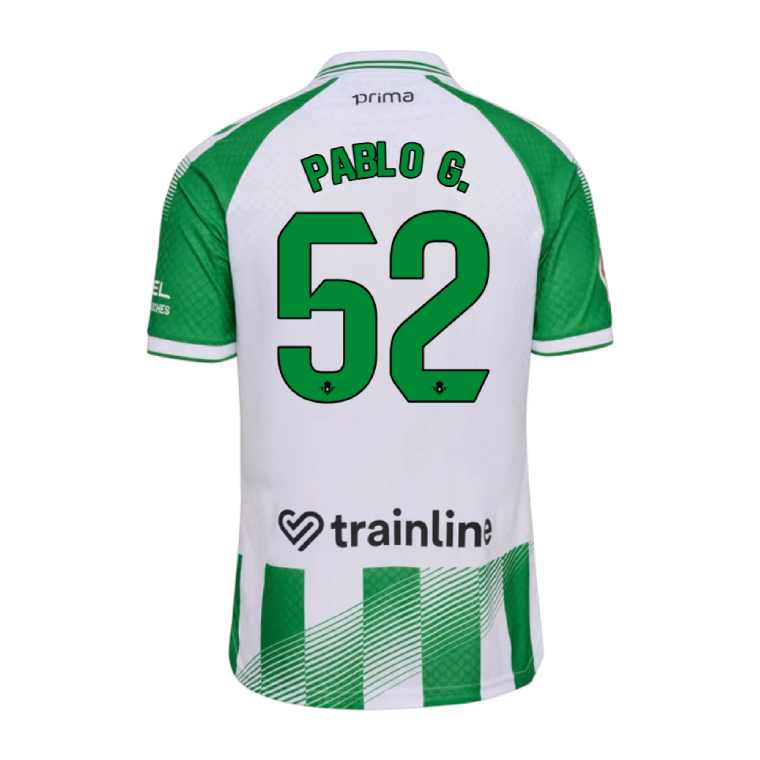 Real Betis Home PABLO G. 52 Jersey 26-27