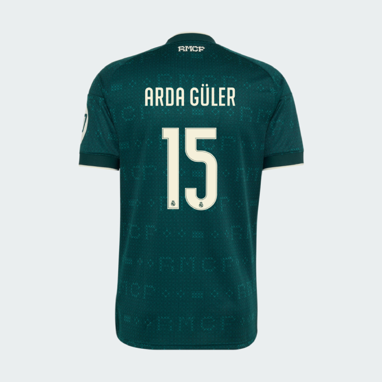 Real Madrid Away ARDA GÜLER 15 Jersey 26-27