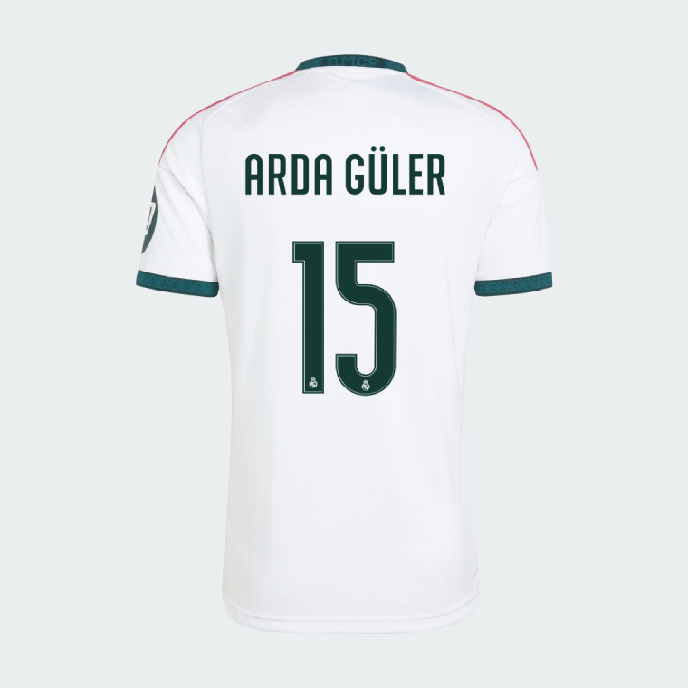 Real Madrid Home ARDA GÜLER 15 Jersey 26-27
