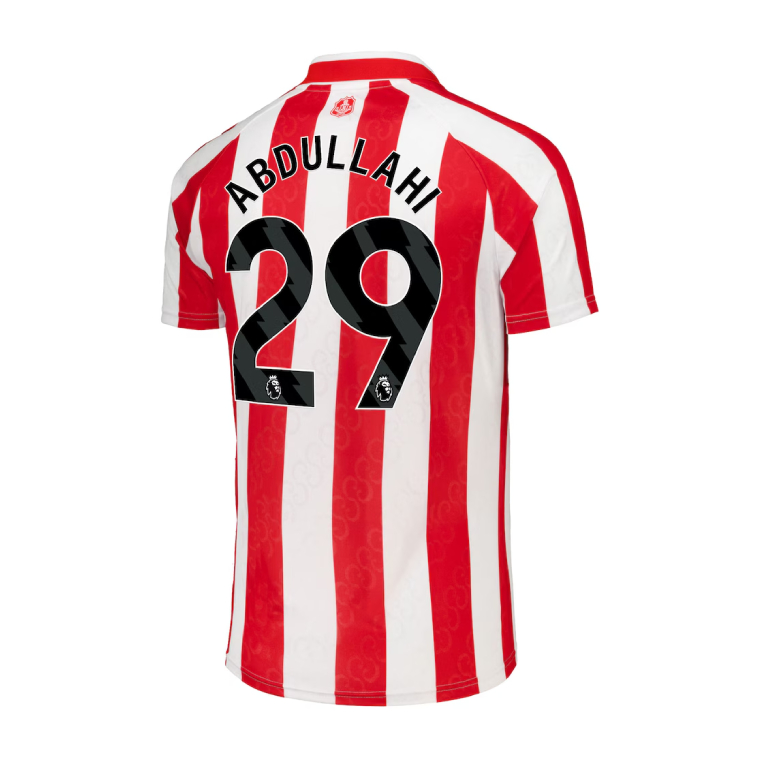 Sunderland Home ABDULLAHI 29 Jersey 26-27