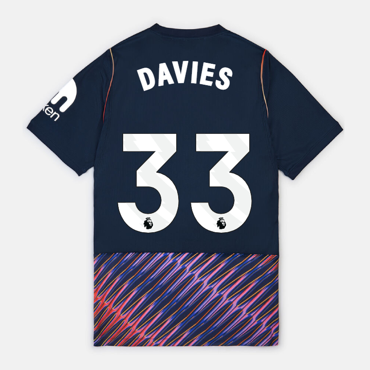 Tottenham Hotspur Away DAVIES 33 Jersey 26-27