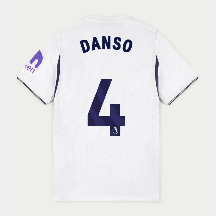 Tottenham Hotspur Home DANSO 4 Jersey 26-27
