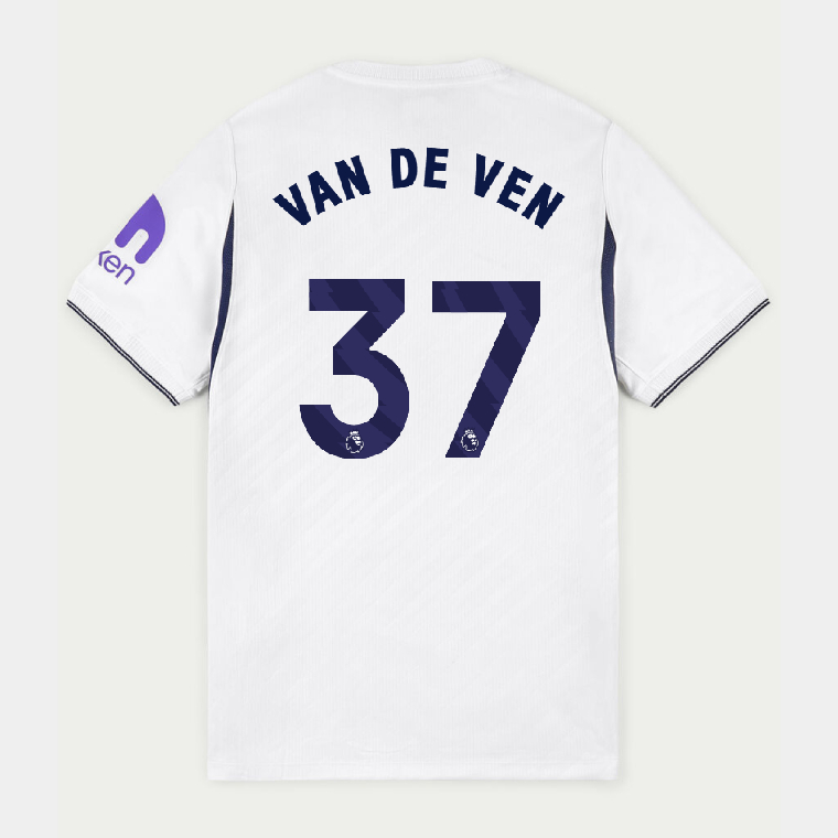 Tottenham Hotspur Home VAN DE VEN 37 Jersey 26-27