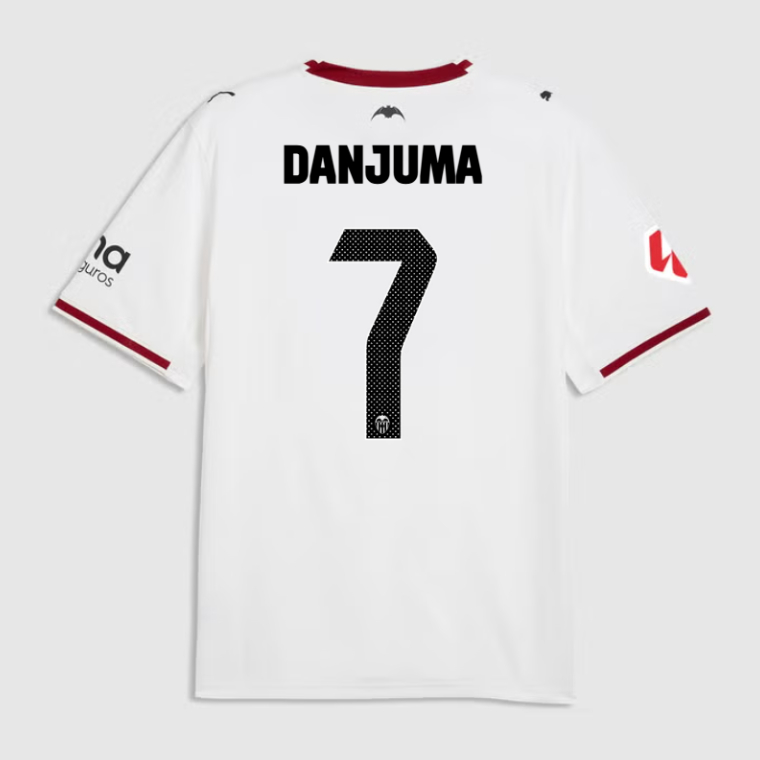 Valencia CF Home DANJUMA 7 Jersey 26-27