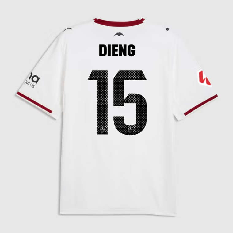 Valencia CF Home DIENG 15 Jersey 26-27