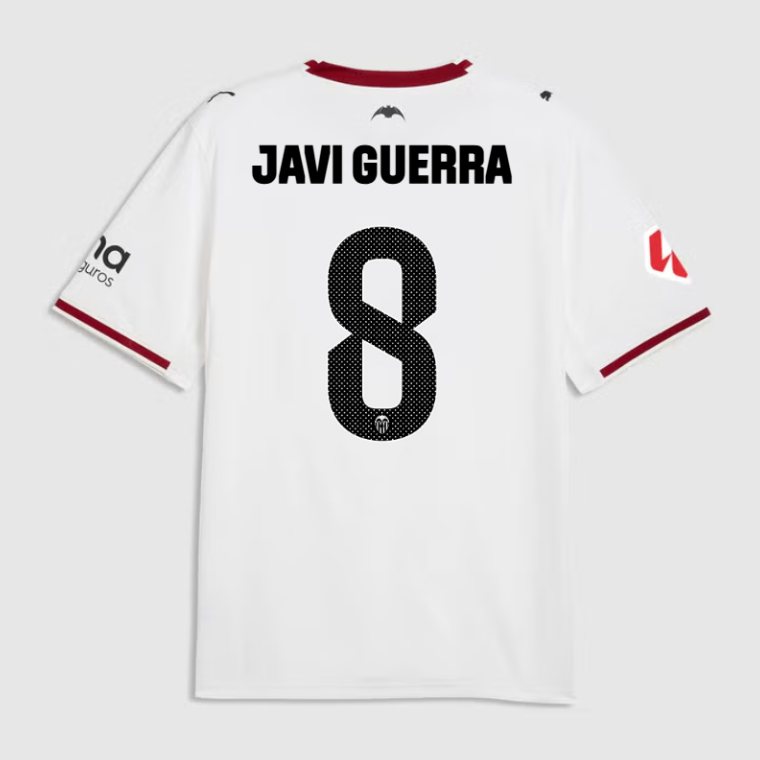 Valencia CF Home JAVI GUERRA 8 Jersey 26-27