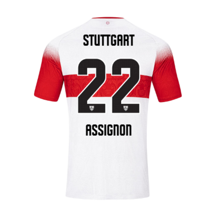 VfB Stuttgart Home ASSIGNON 22 Jersey 26-27