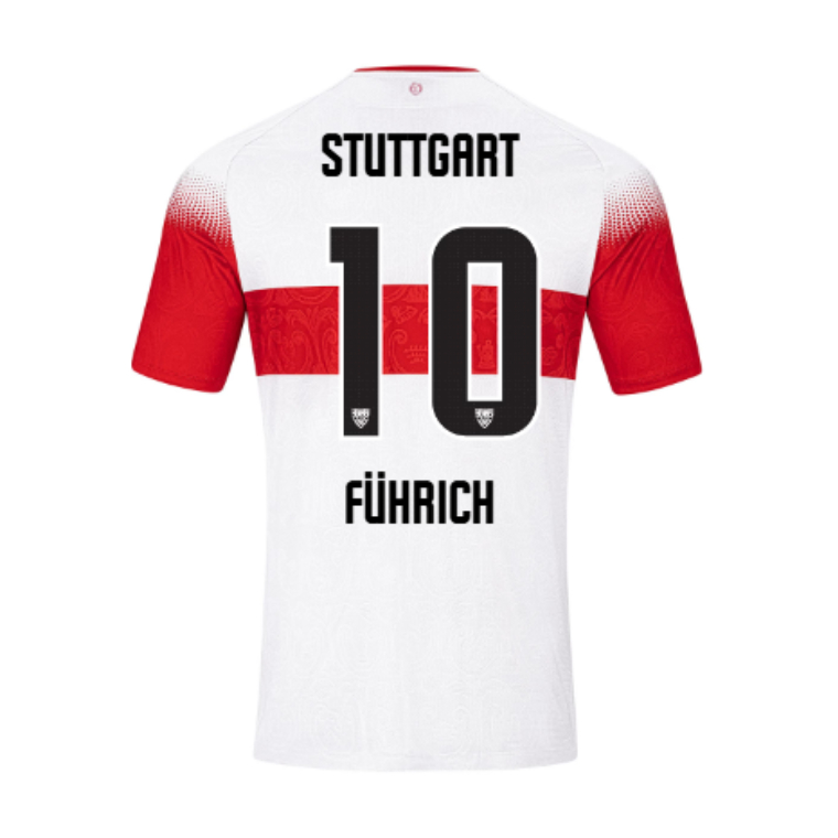 VfB Stuttgart Home FÜHRICH 10 Jersey 26-27