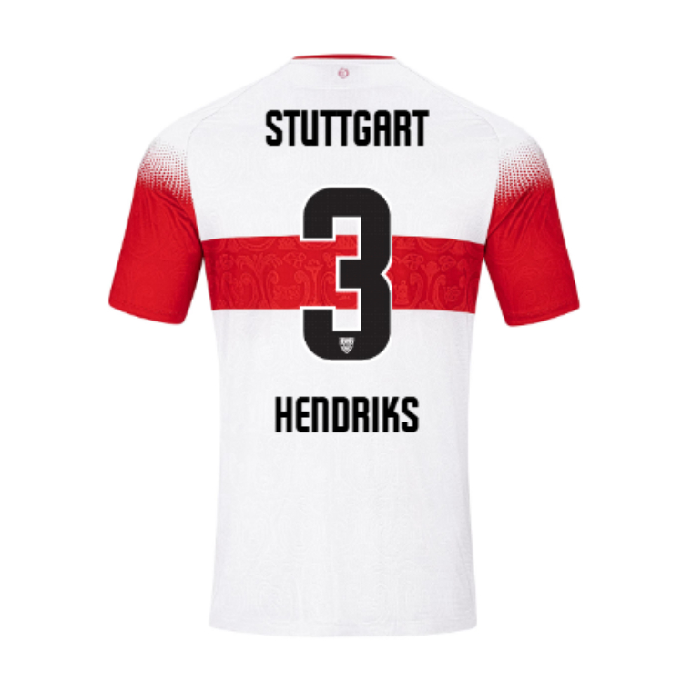 VfB Stuttgart Home HENDRIKS 3 Jersey 26-27