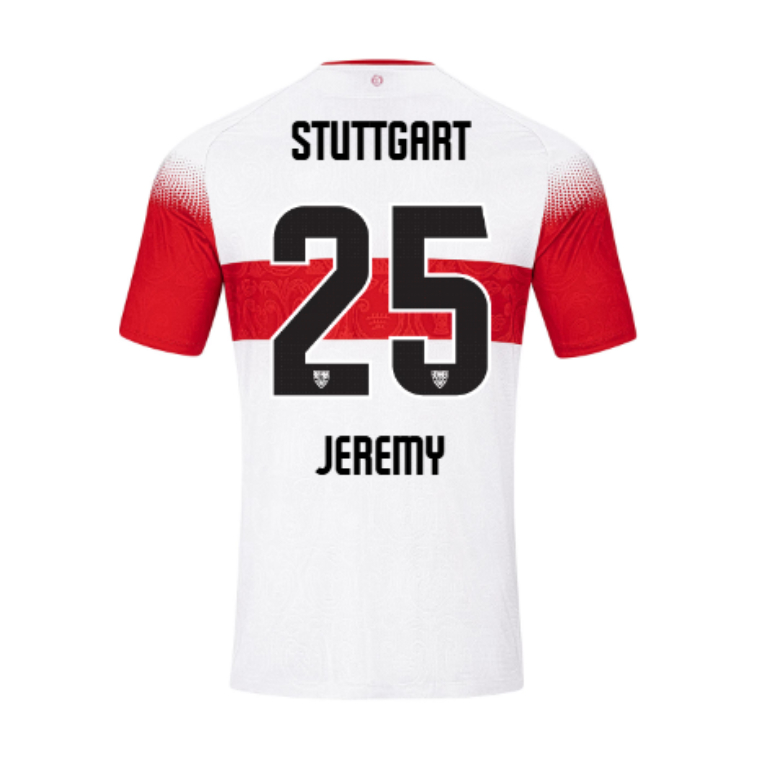 VfB Stuttgart Home JEREMY 25 Jersey 26-27