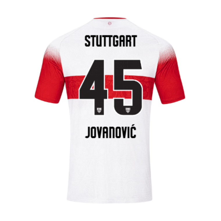 VfB Stuttgart Home JOVANOVIĆ 45 Jersey 26-27