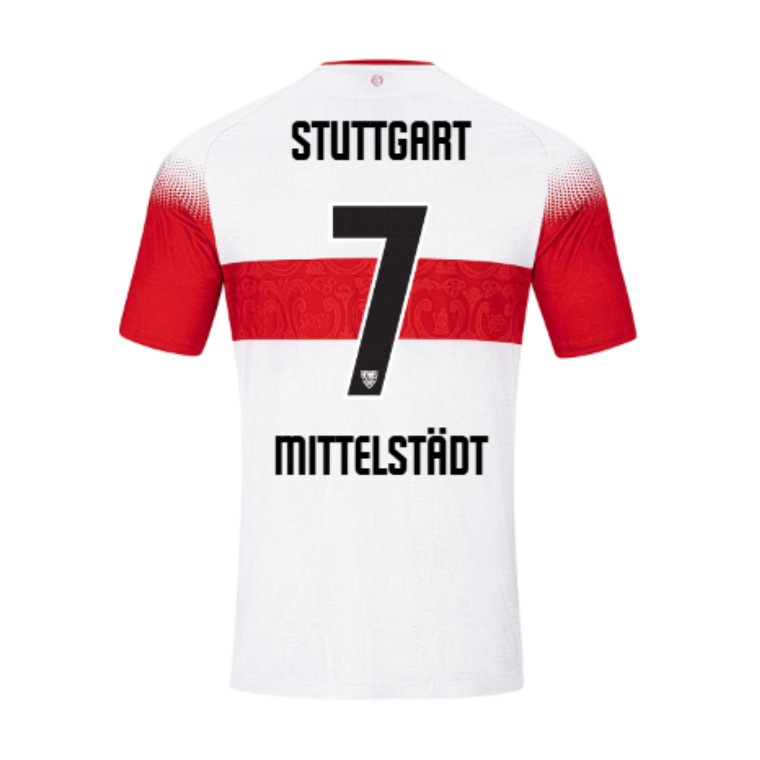 VfB Stuttgart Home MITTELSTÄDT 7 Jersey 26-27
