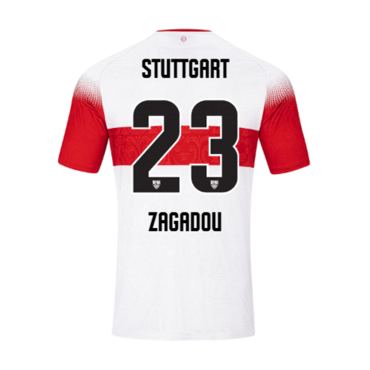 VfB Stuttgart Home ZAGADOU 23 Jersey 26-27