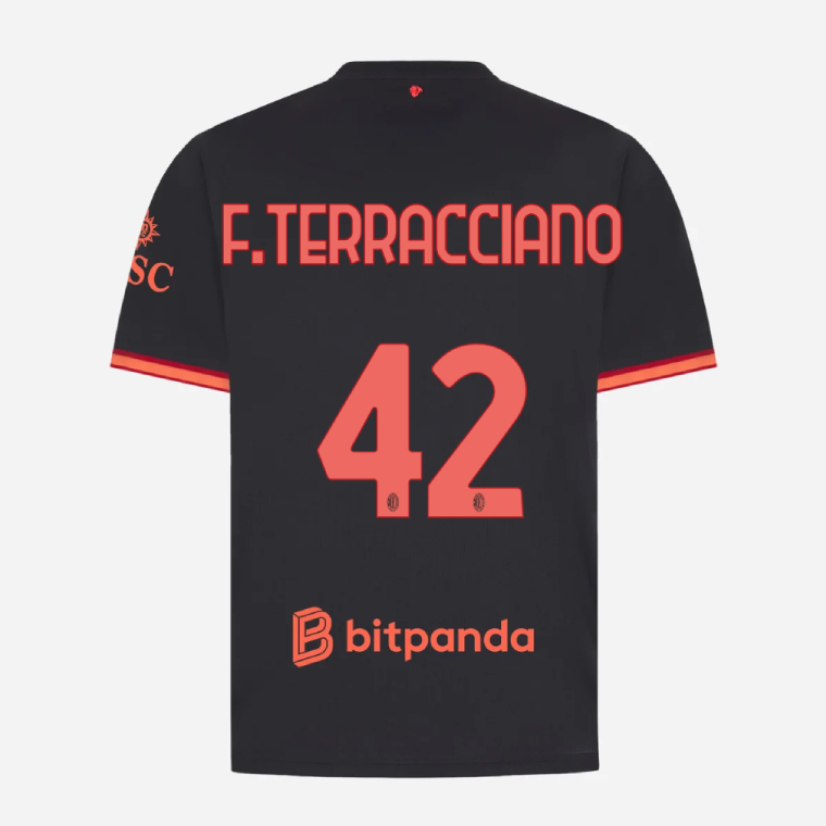 AC Milan Third F.TERRACCIANO 42 Jersey 26-27