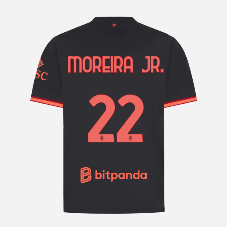 AC Milan Third MOREIRA JR. 22 Jersey 26-27