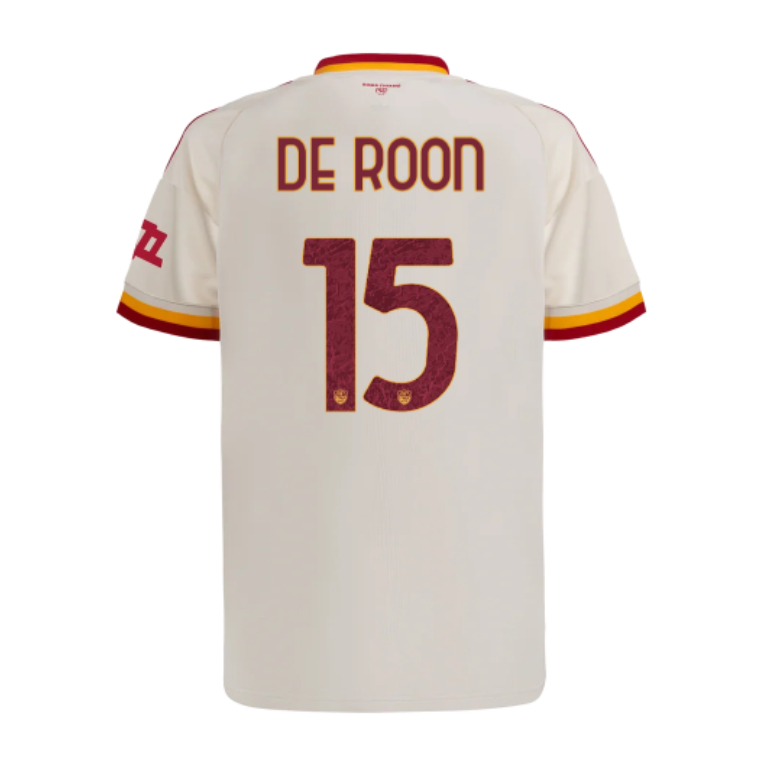 As Roma Away DE ROON 15 Jersey 26-27
