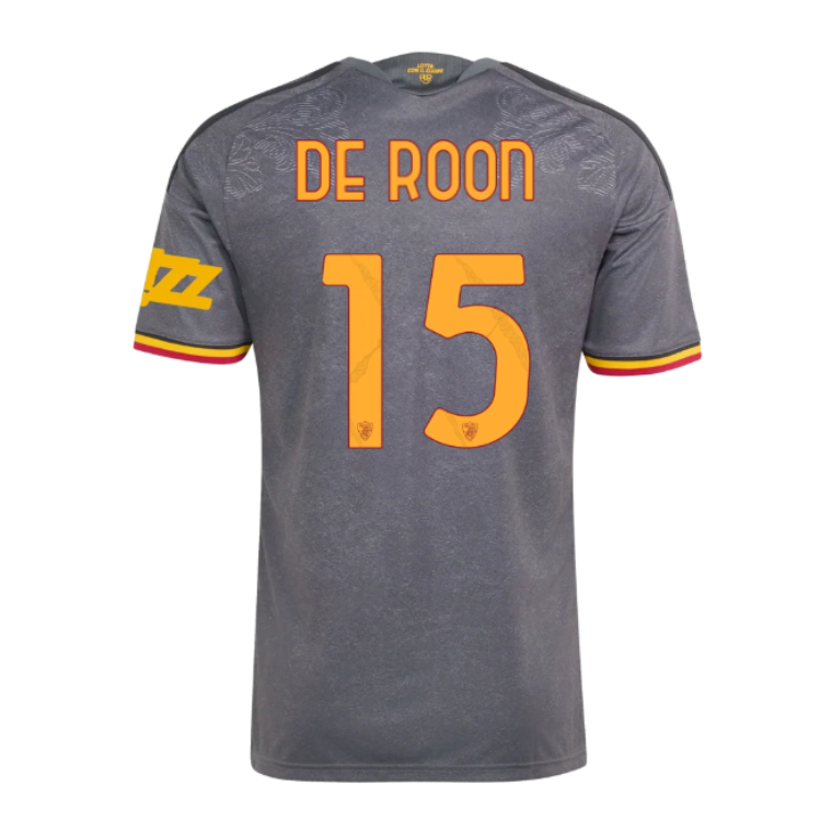 As Roma Third DE ROON 15 Jersey 26-27