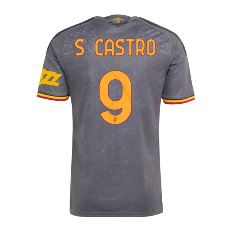 As Roma Third S CASTRO 9 Jersey 26-27