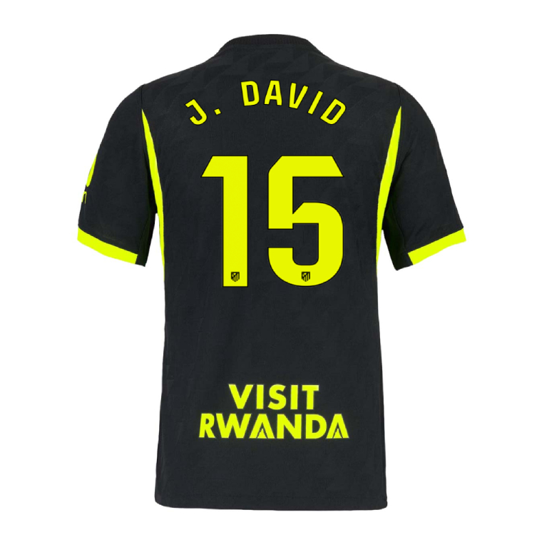 Atletico Madrid Away J. DAVID 15 Jersey 26-27