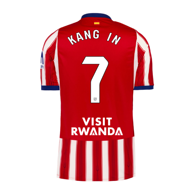 Atletico Madrid Home KANG IN 7 Jersey 26-27