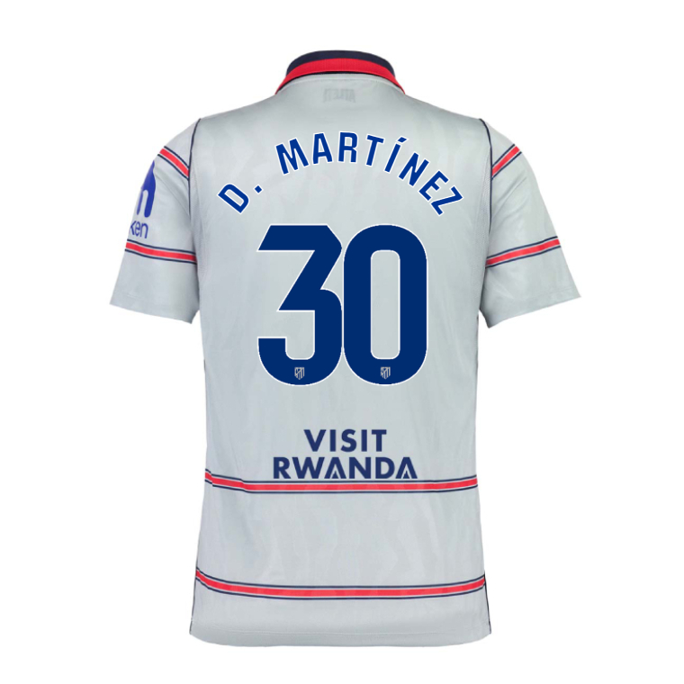 Atletico Madrid Third D. MARTÍNEZ 30 Jersey 26-27