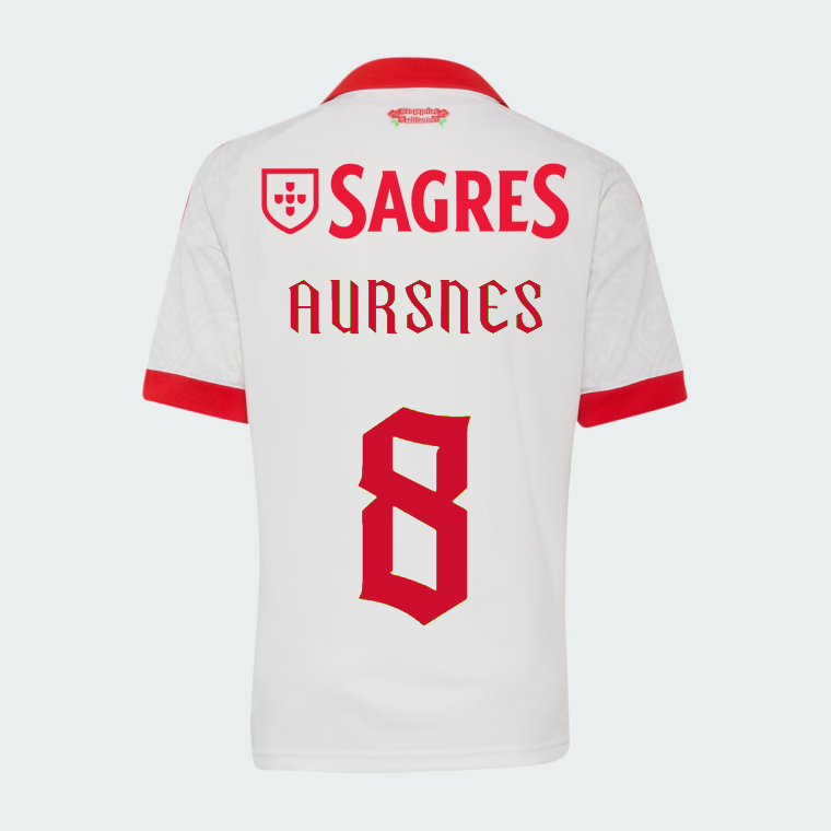 Benfica Away AURSNES 8 Jersey 26-27