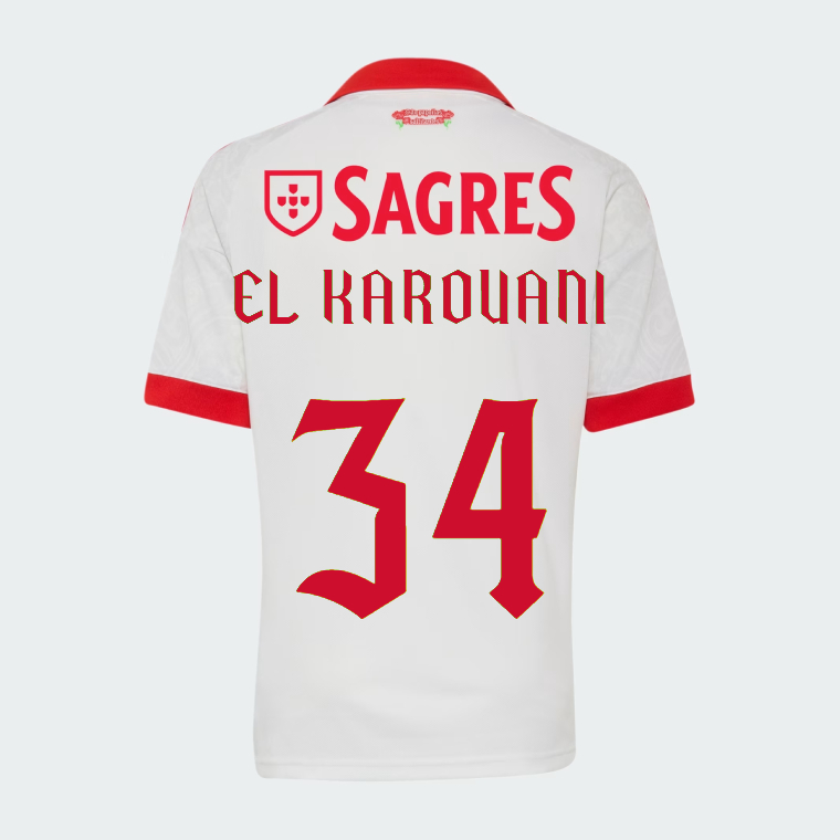Benfica Away EL KAROUANI 34 Jersey 26-27