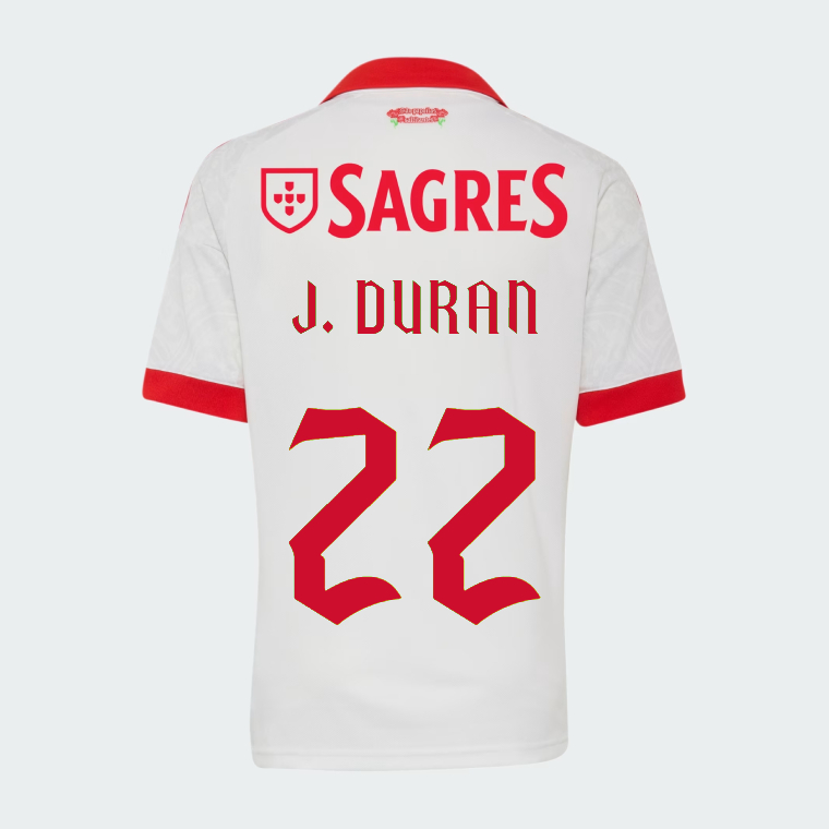 Benfica Away J. DURAN 22 Jersey 26-27