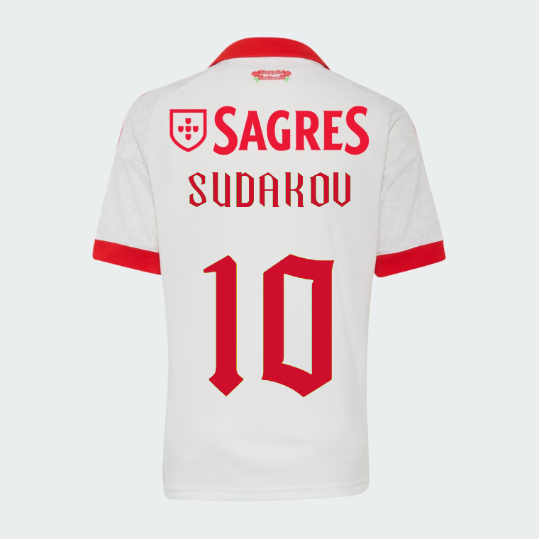 Benfica Away SUDAKOV 10 Jersey 26-27