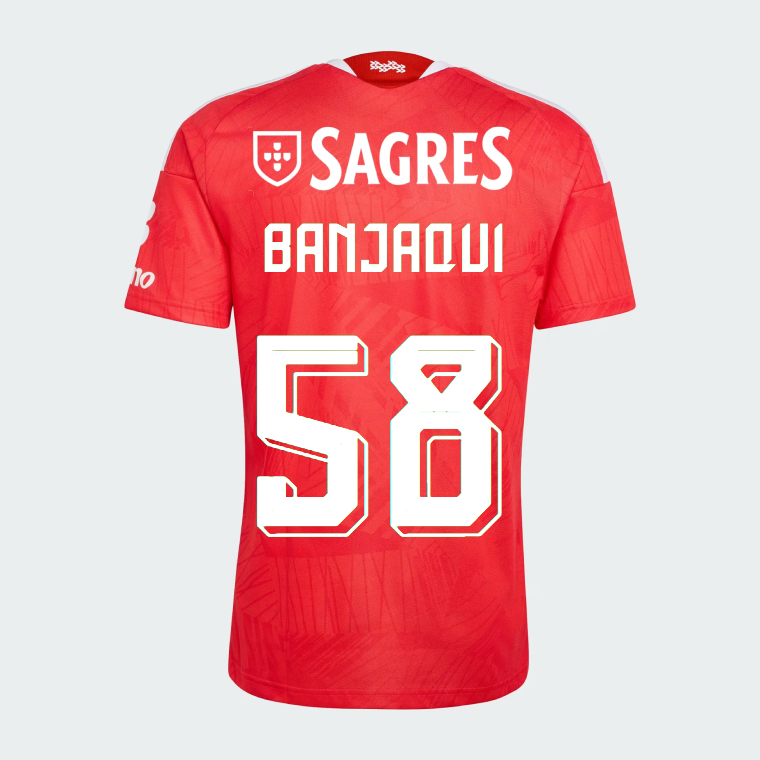Benfica Home BANJAQUI 58 Jersey 26-27