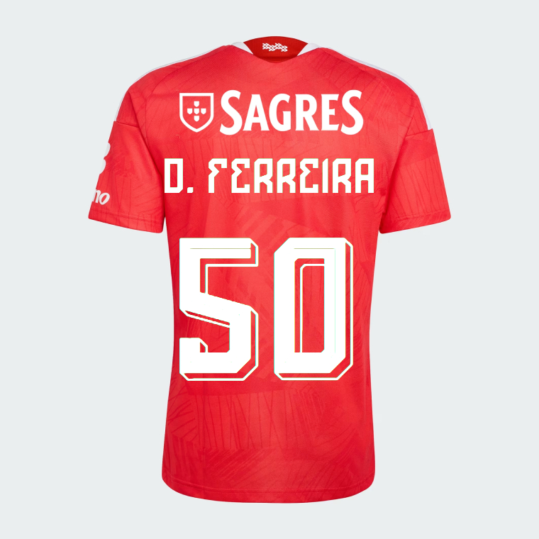 Benfica Home D. FERREIRA 50 Jersey 26-27