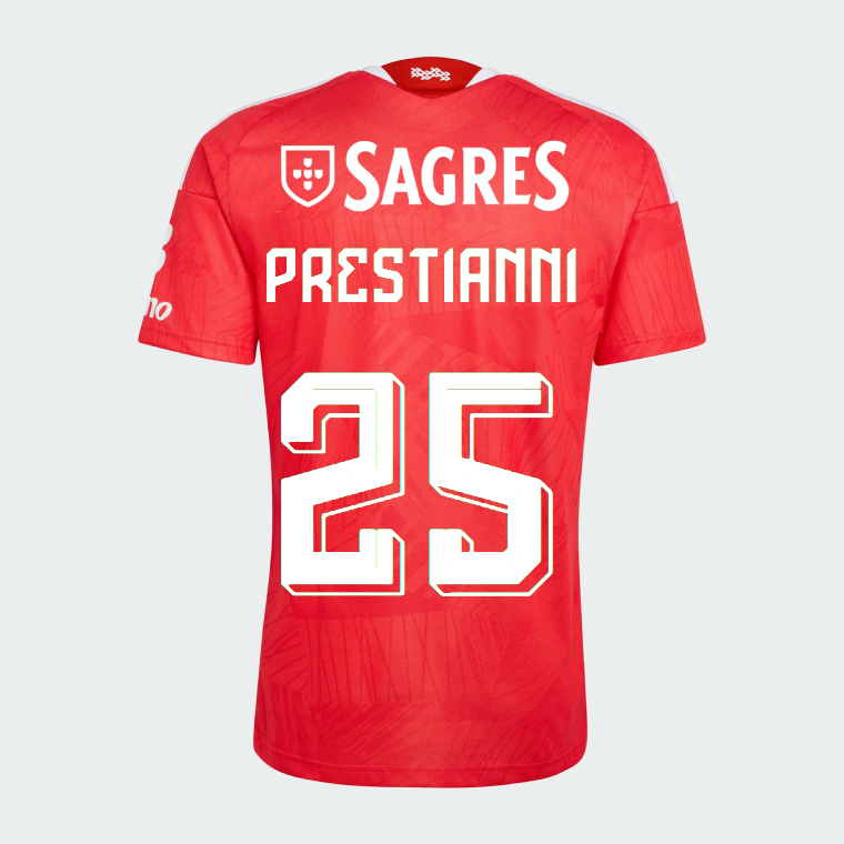 Benfica Home PRESTIANNI 25 Jersey 26-27