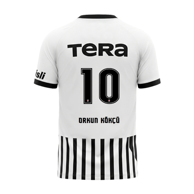 Beşiktaş Away ORKUN KÖKÇÜ 10 Jersey 26-27