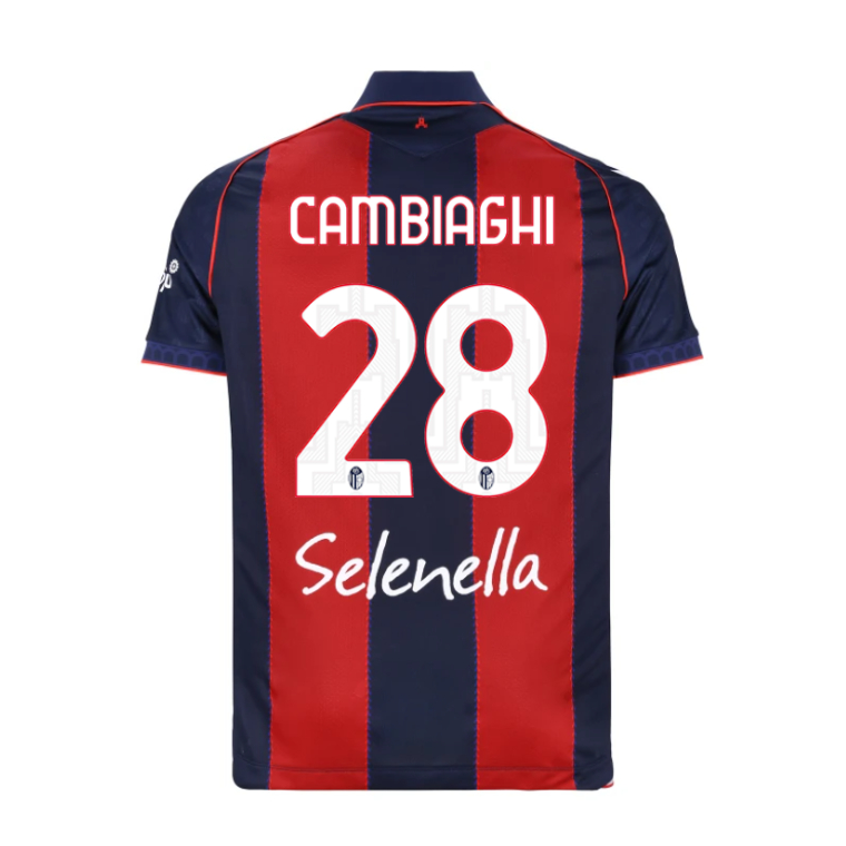 Bologna Home CAMBIAGHI 28 Jersey 26-27