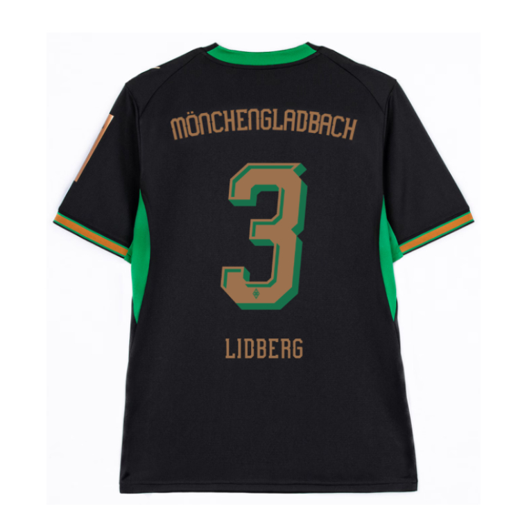 Borussia Mönchengladbach Away LIDBERG 3 Jersey 26-27