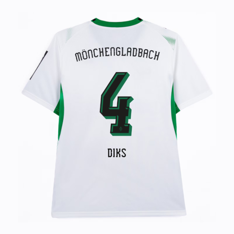 Borussia Mönchengladbach Home DIKS 4 Jersey 26-27
