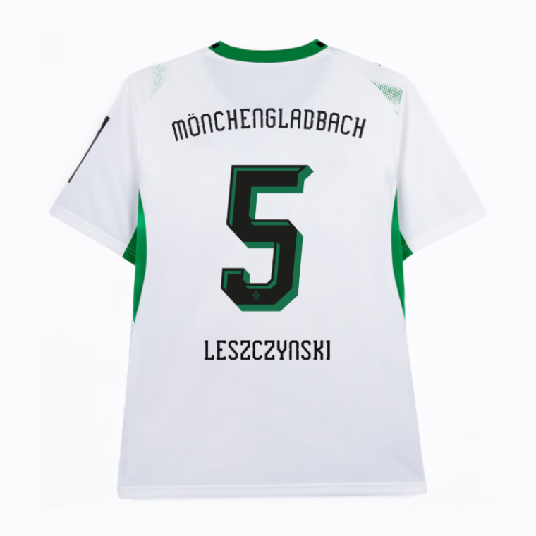 Borussia Mönchengladbach Home LESZCZYNSKI 5 Jersey 26-27
