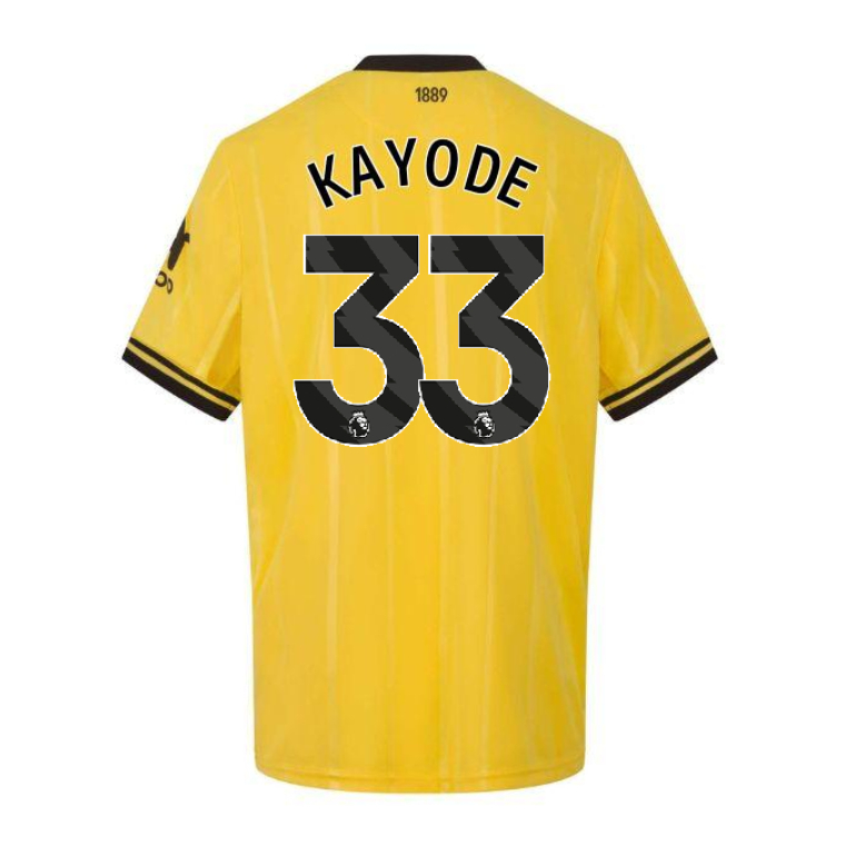 Brentford Third KAYODE 33 Jersey 26-27