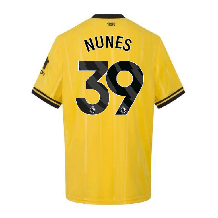 Brentford Third NUNES 39 Jersey 26-27