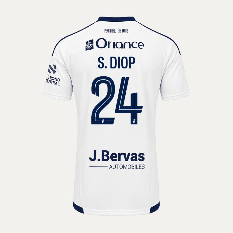 Brest Away S. DIOP 24 Jersey 26-27