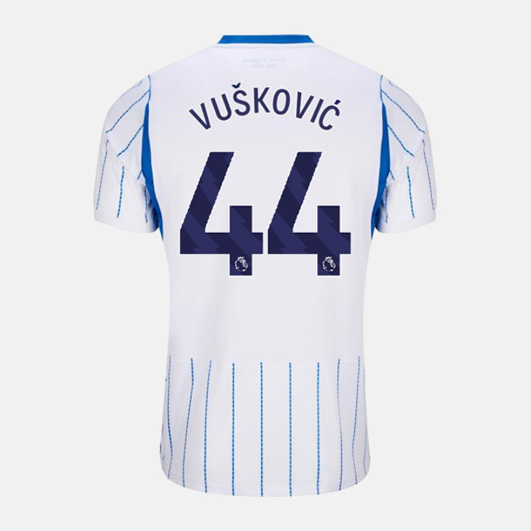 Brighton & Hove Albion Away VUŠKOVIĆ 44 Jersey 26-27